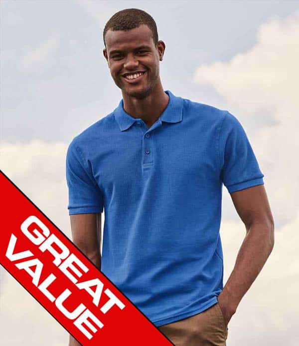 Fruit of the Loom Value Polo to Embroider