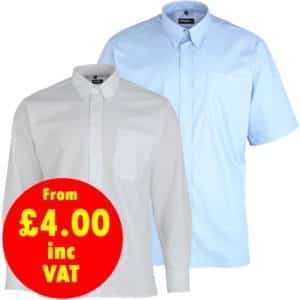 Hammertex Oxford Shirt Button Down Collar