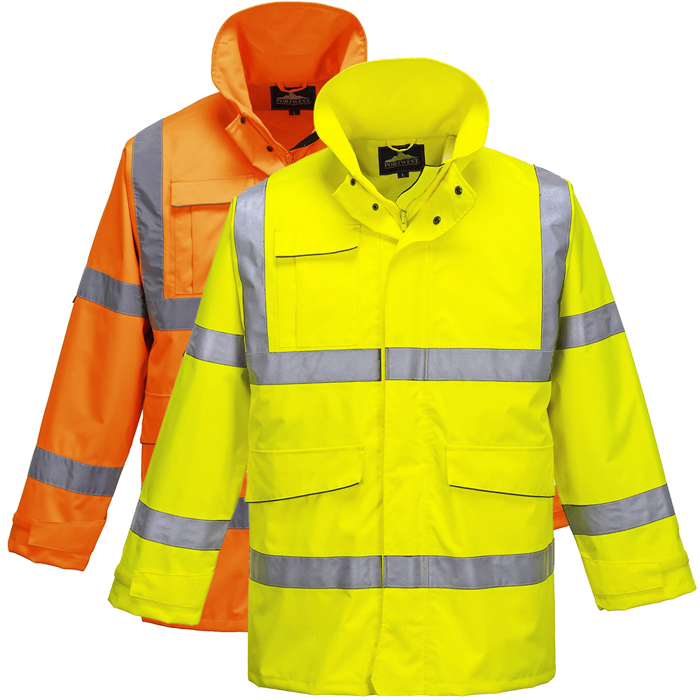 Portwest Hi Vis Jacke Flame Resistant Schweißen Sicherheit Schutz Arbeit Wear FR75 