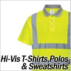 Portwest Hi-Vis T-Shirts Polos and Sweatshirts