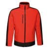 Regatta Contrast 3-Layer Softshell Jacket TRA618 Red Black