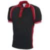 Uneek Unisex Sports Polo Shirt UC123 Black